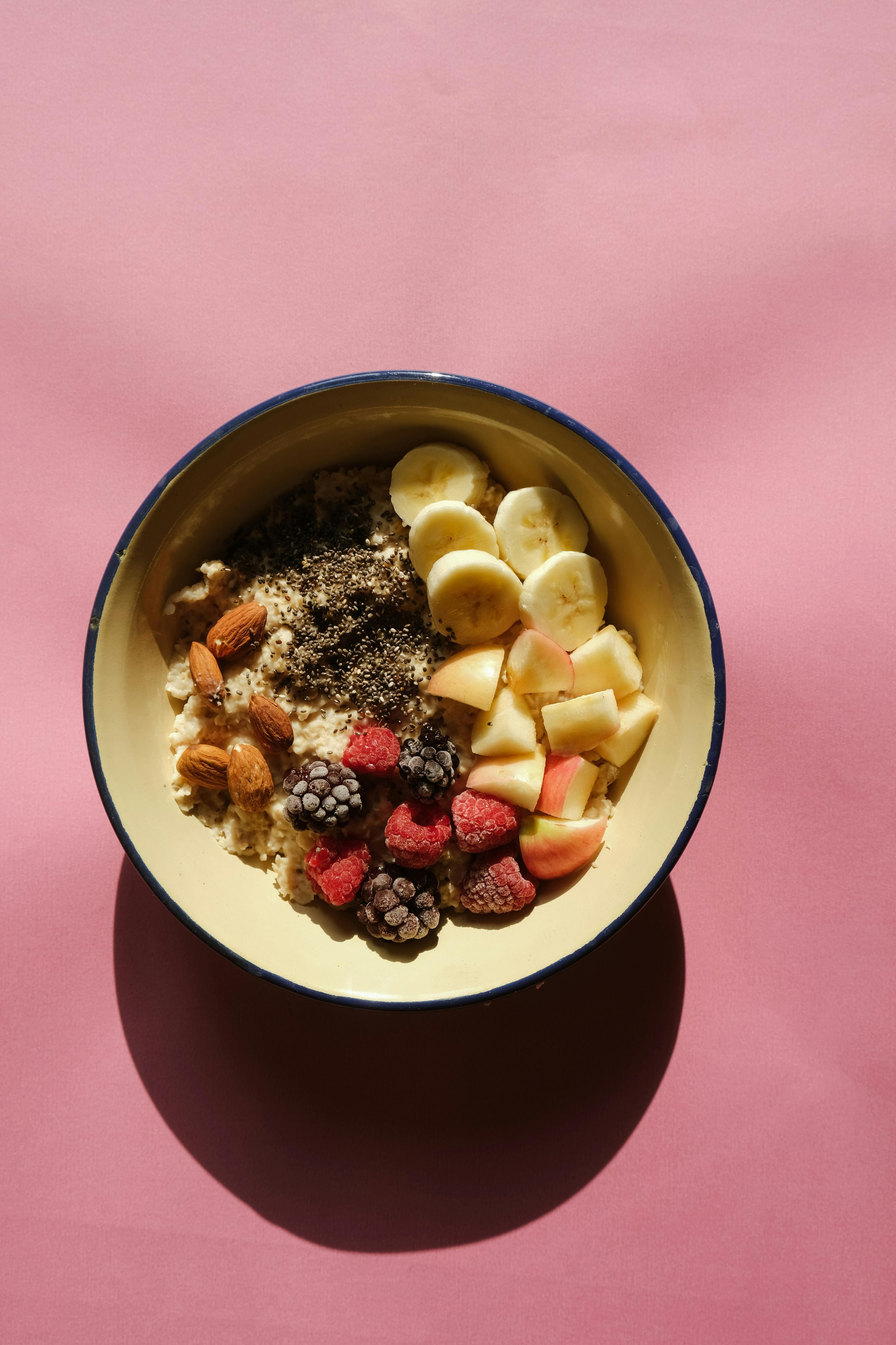 Овсянка с фруктами